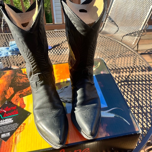 Abilene Boot Co. Shoes Abilene Cowboy Boots Black Size 75 Poshmark